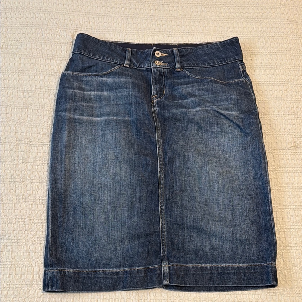 Banana Republic Blue Denim Skirt